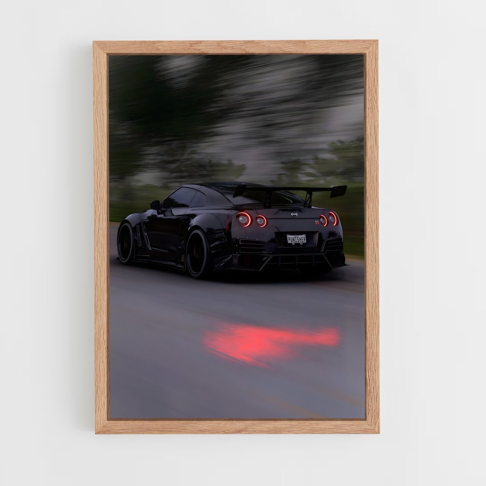 Poster Nismo Noir Éclat – affiche Nissan (vue 4)